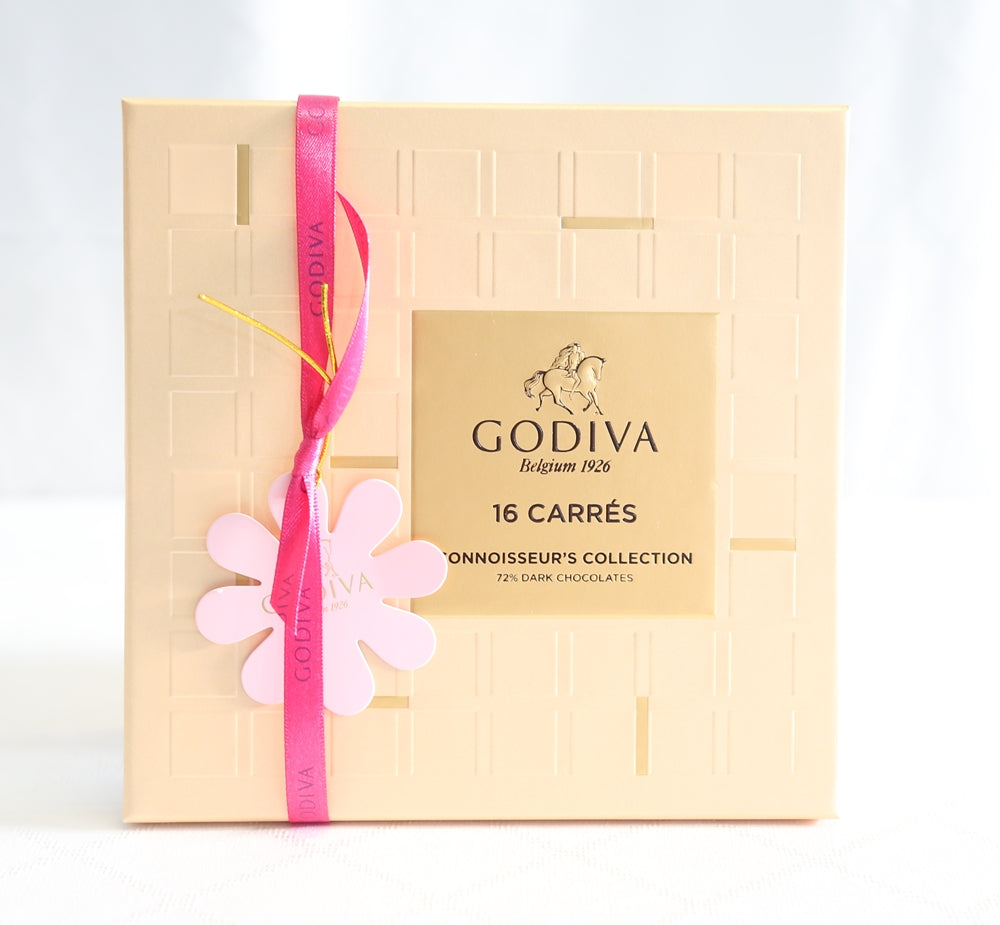 Godiva Dark Chocolate Carre Collection 16pcs